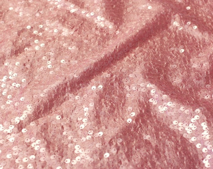 sequin taffeta fabric 54" wide sold by the yard Dress dusty rose