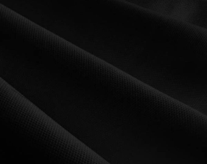 Poly cotton , 45" wide great for blouses, uniforms, shirts, Clothing, Shirts, Foundation Garments, Pillow Cases-Black