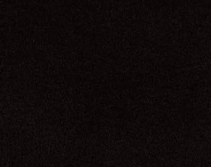 Black Soft Cozy Fleece Fabric by the Yard | Warm Anti-Pill Fleece for Blankets, Crafts, Apparel & DIY Projects 60” wide