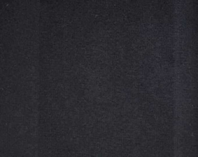 Black Upholstery Polyester MIcro Plush Velvet Upholstery fabric by the yard 56" Wide