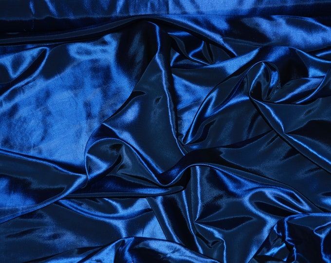Taffeta Navy solid Taffeta fabric 60” wide