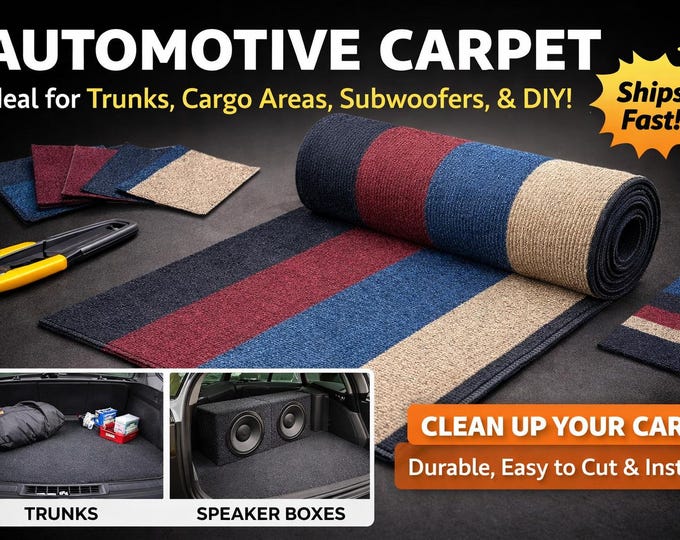 Prestige Automotive Carpet – 72” Wide | Affordable Luxury Car Interior Upgrade | High-Quality Auto Upholstery Fabric by the Yard