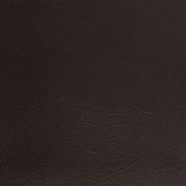 Dark chocolate Contract upholstery faux leather vinyl 54" Wide Sold BY THE YARD