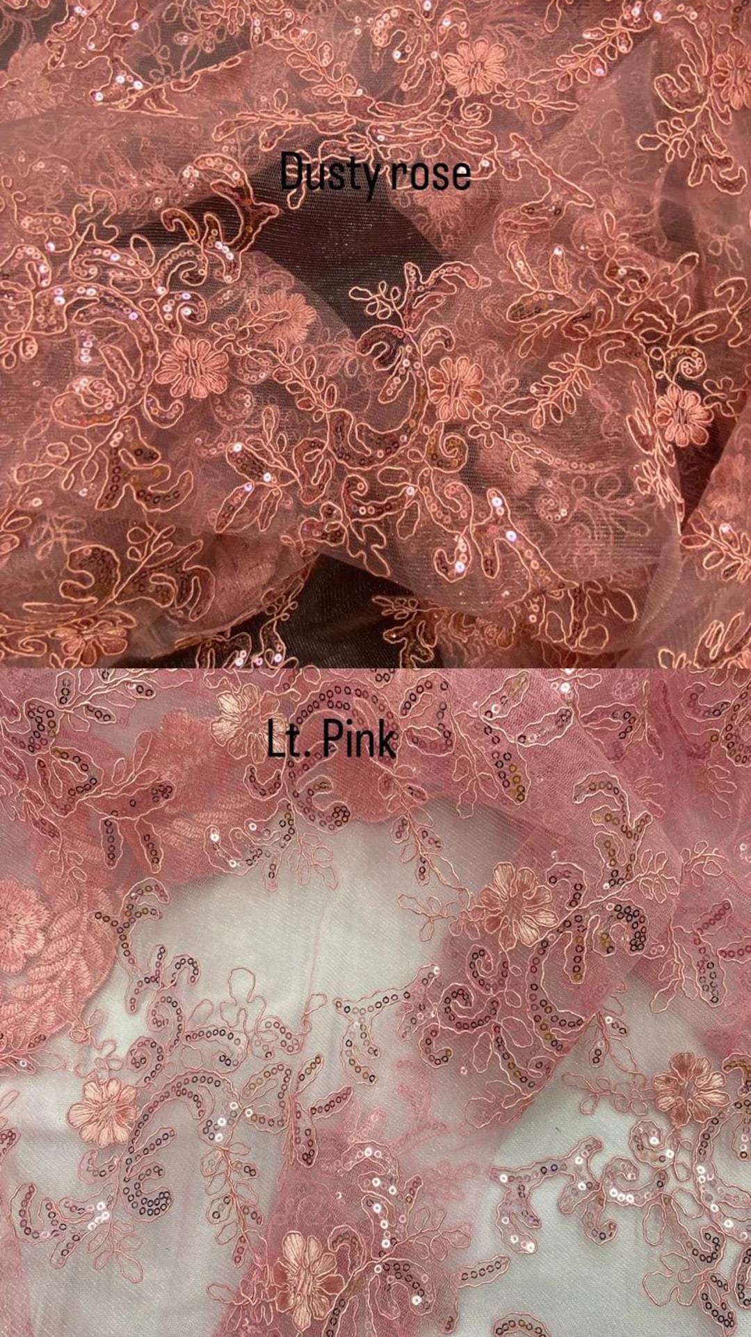 Fancy Design Embroider and heavy beading on a mesh lace-sold by the yard. Gold main image 1
