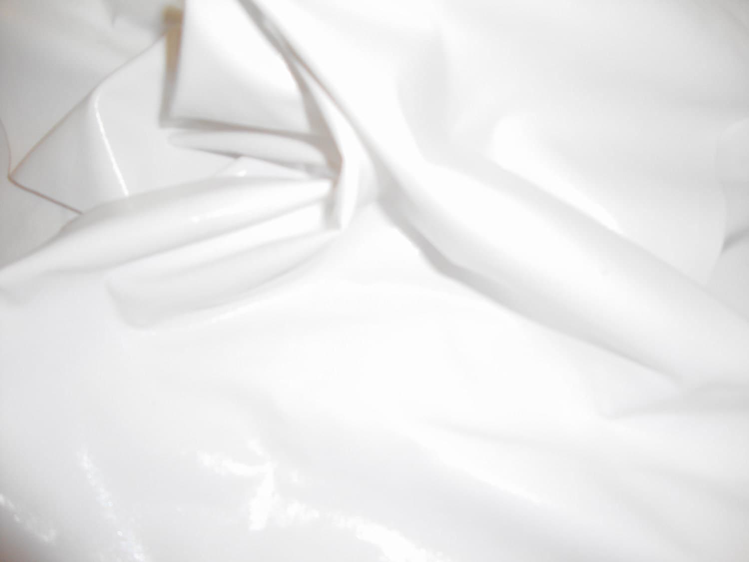 Foil, White Spandex  Fabric, 4 way stretch, sold by the yard