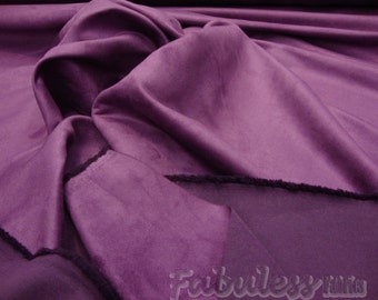 Antique Rose micro faux suede upholstery drapery clothing fabric BY THE YARD 58" Wide No Stretch