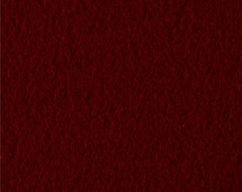 Burgundy Soft Cozy Fleece Fabric by the Yard | Warm Anti-Pill Fleece for Blankets, Crafts, Apparel & DIY Projects 60” wide