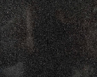 Vinyl Faux Fake Leather PU Sparkle Glitter Fabric - BLACK - 54" Width Sold By The Yard