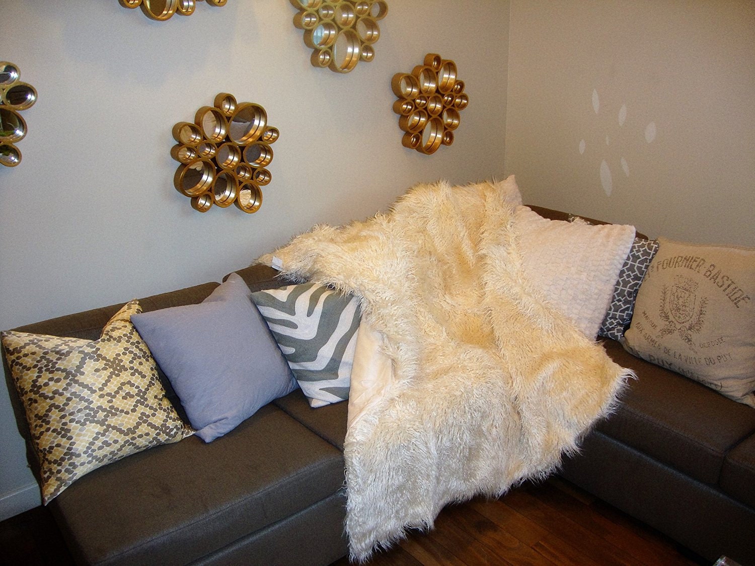 Throw Blanket / Bed Spread Soft 50 x 60 faux fur Etsy