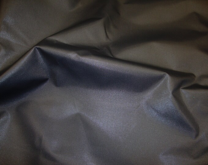 Coal Packcloth 420 Denier Nylon Water Resistant 60" wide fabric per yard