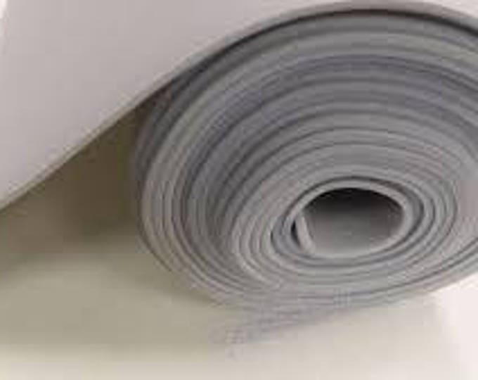 Foam Backed light gray Auto Pro Headlining 3/16" Fabric 108" x 60" rolled