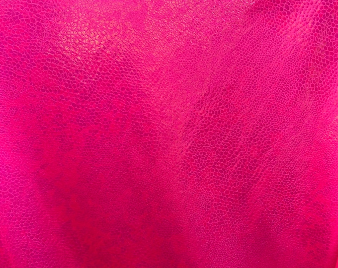 4-Way Stretch reptile hot pink Spandex  Fabric by the yard 60 " Wide