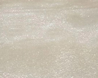 Ivory crystal Organza sheer fabric polyester 58" wide