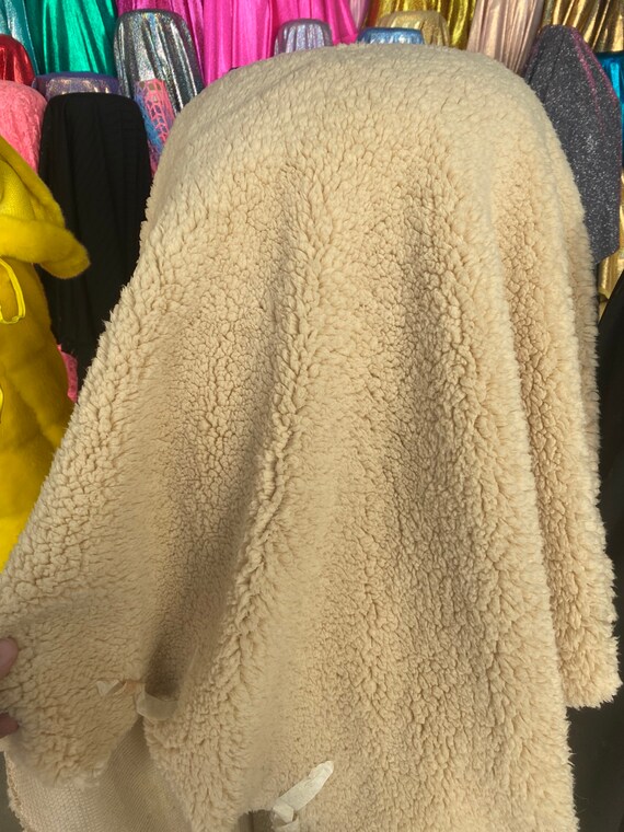 Camel Cuddle Sherpa Fleece Lamb Wool 