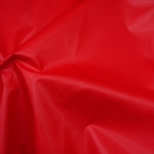 Red Packcloth 420 Denier Nylon Water Resistant 60 wide fabric per yard image 3