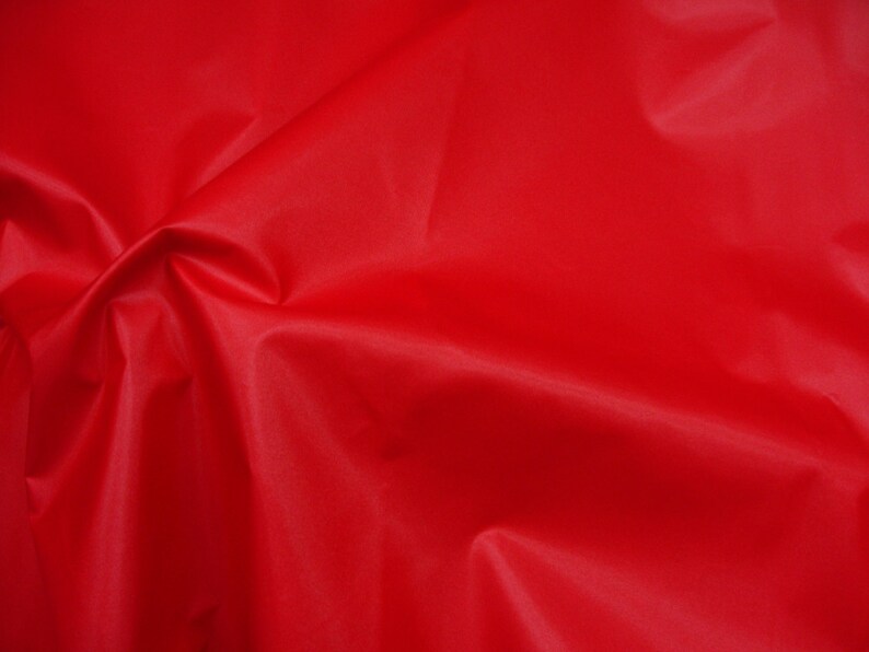 Red Packcloth 420 Denier Nylon Water Resistant 60 wide fabric per yard image 3