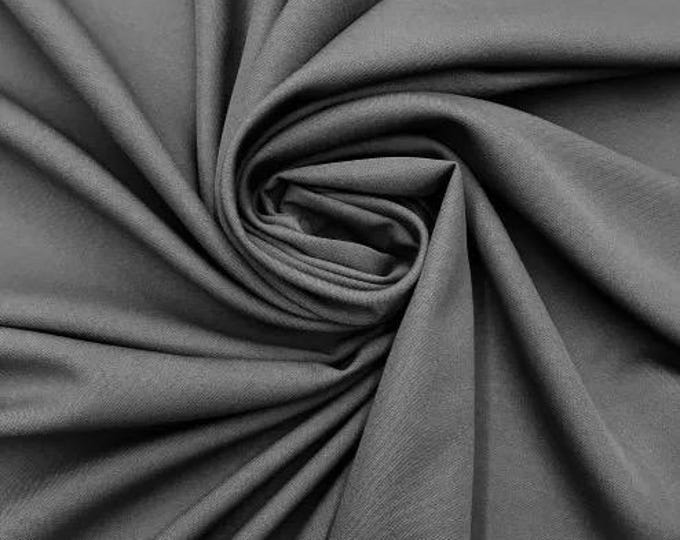 Black Polyester poplin Fabric By The Yard 58"/60