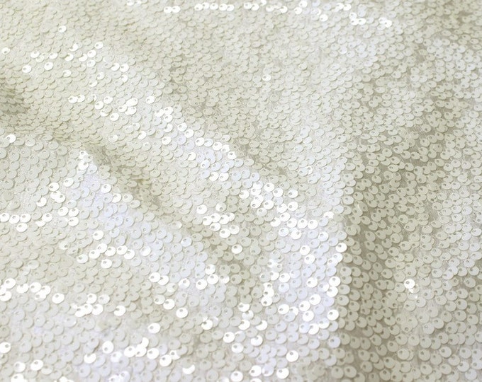 Ivory Rain drop seqiun taffeta fabric 54" wide sold by the yard