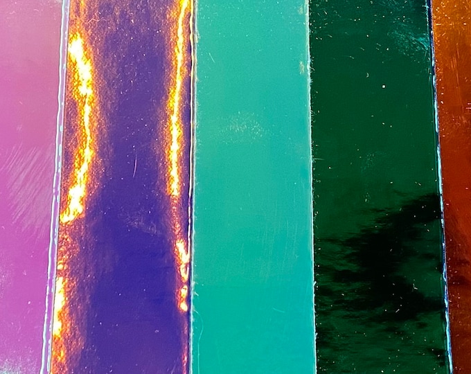 Galaxy Iridescent multi color Vinyl  Fabric