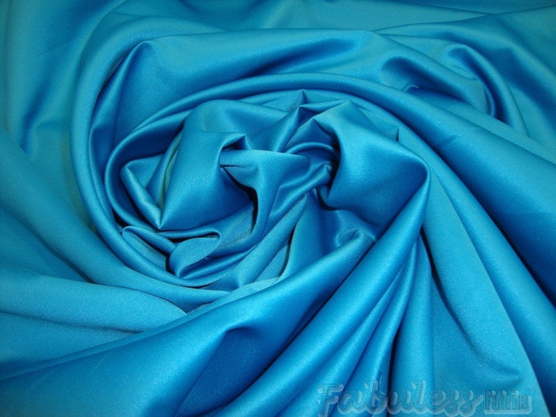 30 yards Ocean Lamour Dull Bridal Satin drapery dress fabric per yard