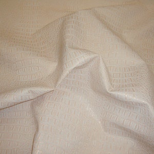 Pearl Gator upholstery Faux vinyl fabric per yard