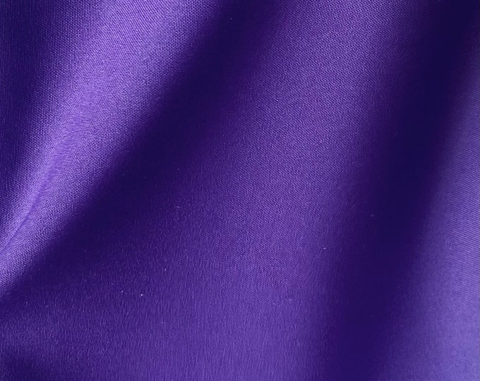 Purple Polyester poplin Fabric By The Yard 58"/60