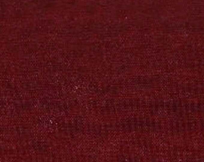 Burgundy crystal Organza sheer fabric polyester 58" wide