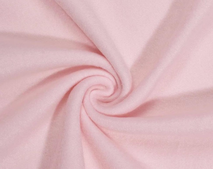 Pink Fleece Solid Polar Fleece Fabric 60" WideBlanket  clothes quilts
