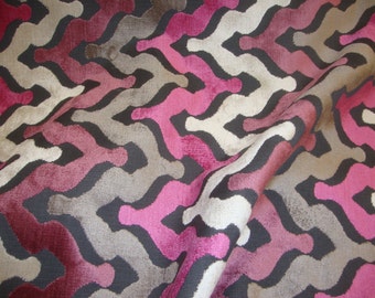 Amethyst monroe Embossed Raised Velvet upholstery Drapery Fabric