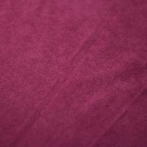 Suede stretch Polyester magenta faux suede apparel clothing  fabric by the yard 58&quot; Wide
