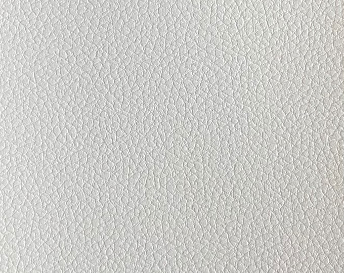 White Palma premium automotive  upholstery faux leather vinyl 54" Wide Sold BY THE YARD