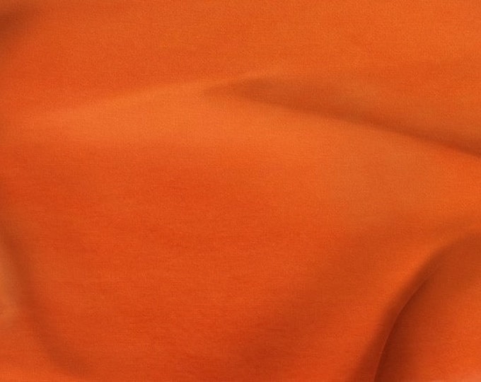 Orange Polyester poplin Fabric By The Yard 58"/60