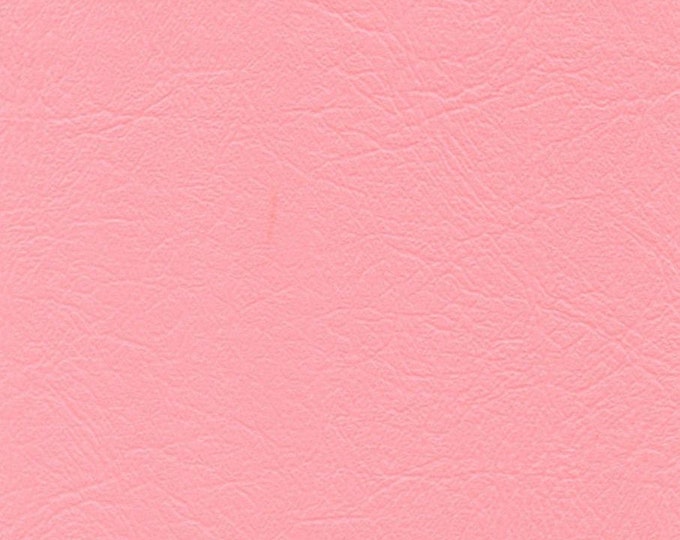 Pink upholstery faux leather vinyl 54" Wide Sold BY THE YARD