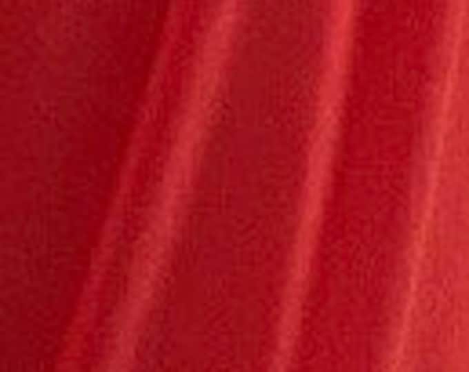 Red 2 interlock way stretch lining fabric, 100% polyester, 60" wide