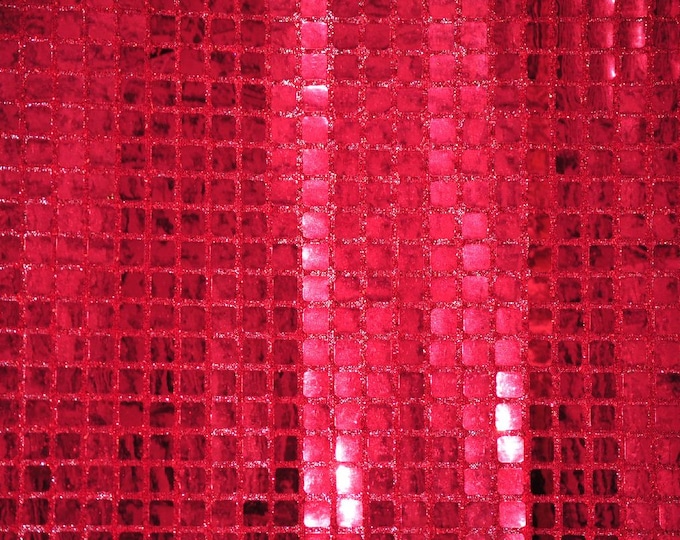Sequin square, Fabric by the yard 54”wide