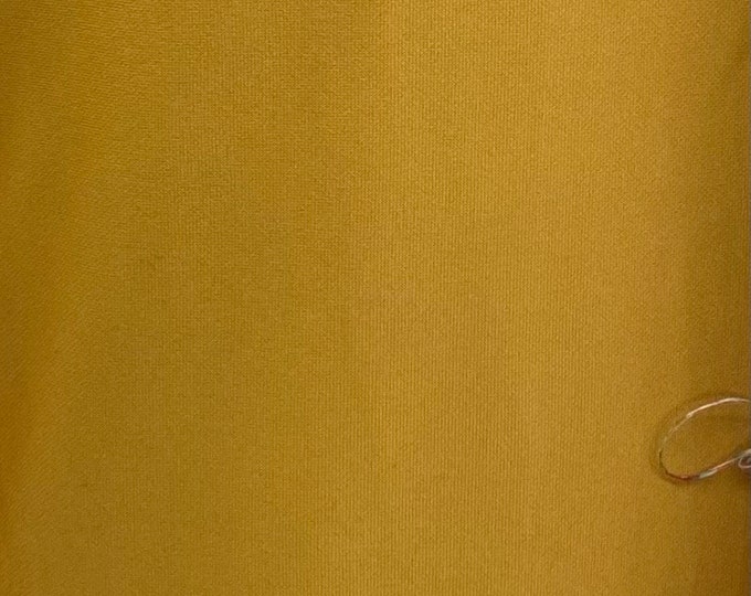 Gold Scuba polyester double Knit Fabric BY THE YARD 58" wide