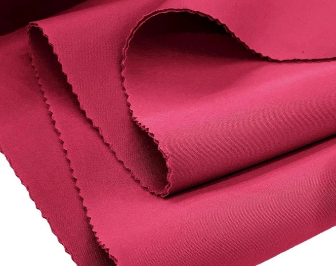 Fuchsia Super Techno Fabric, 2mm Thick, Solid Colors, Sold by The Yard