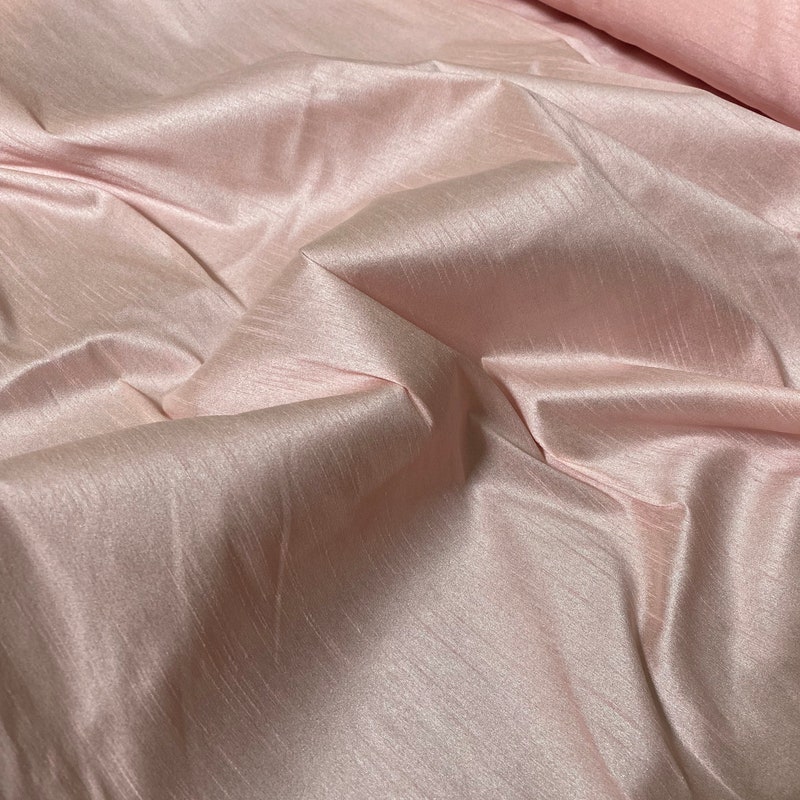Lotus Pink Dupioni Silk Fabric main image 0