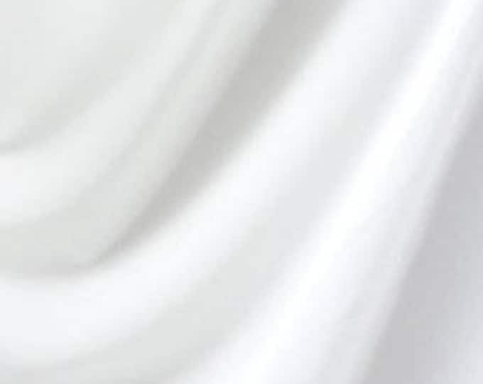 White Matte Tricot Knit Fabric Swimwear Activewear Sportswear - SPandex swimsuits 4 way stretch 58" wide  Sportswear Athletic yoga pants