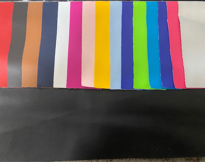 Softy Pvc vinyl faux leather Skin fabric per yard ships folded or rolled