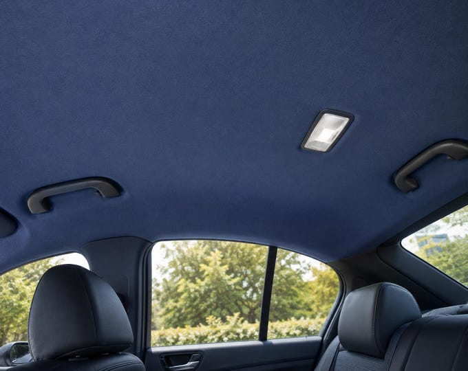 Foam Backed navy Auto Headliner 108" x 60" rolled