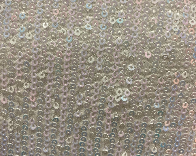 Unicorn Pleated Glitz Sequin Mesh Fabric By The Yard