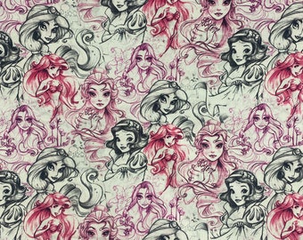 100 % Cotton Fabric - 45 " Wide - Princess Enchanting Stores