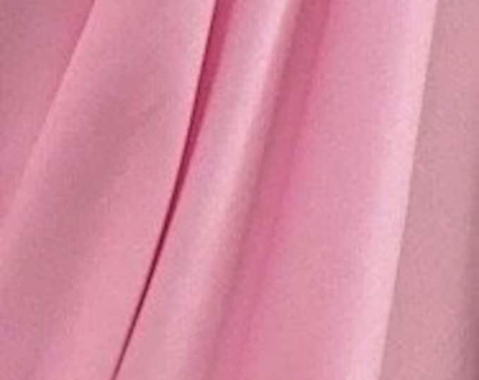 Pink interlock 2 way stretch lining fabric, 100% polyester, 60" wide