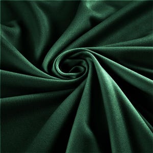 Hunter green Stretch Crepe Scuba Techno Knit Polyester Spandex Fabric for Bows, Top Knots, Head Wraps, Clothes, Costumes, Crafts