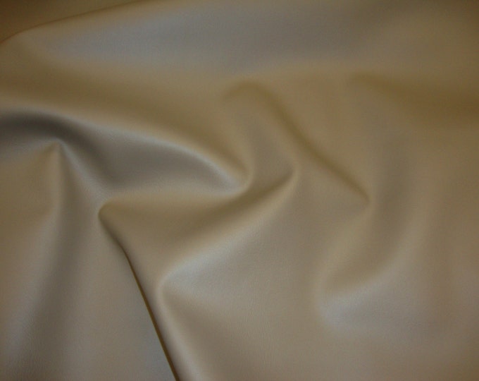 Khaki Contract commercial Marine grade upholstery faux leather vinyl 54" Wide  Sold BY THE YARD
