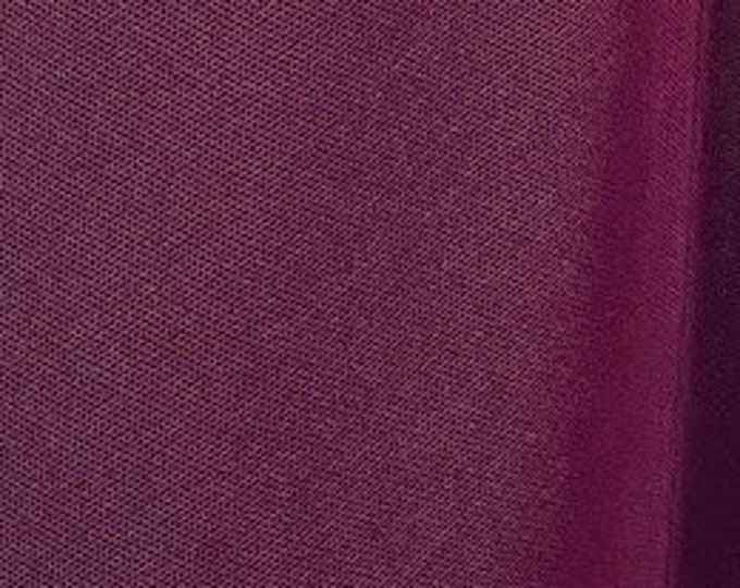 Burgundy Power Mesh nylon spandex Stretch Fabric 60" per yard