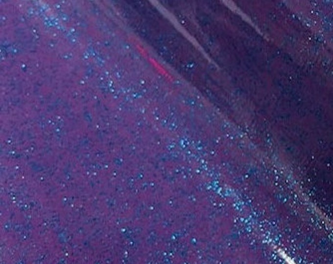 Purple Glitter New faux Vinyl Fabric 54" Width Sold By The Yard