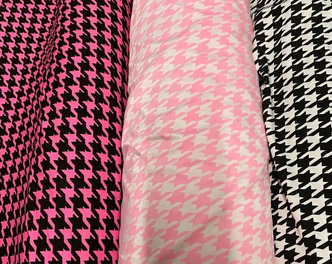 Stretch spandex,Houndstooth swimsuits 4 way stretch 58" wide  Sportswear Athletic fabric