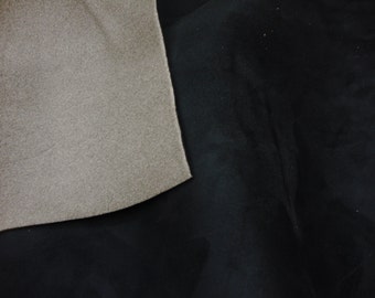 Black suede Headlining Foam Backed Fabric 60" Wide by the yard